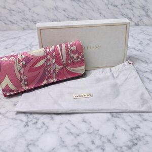 EMILIO PUCCI Pink Long Wallet